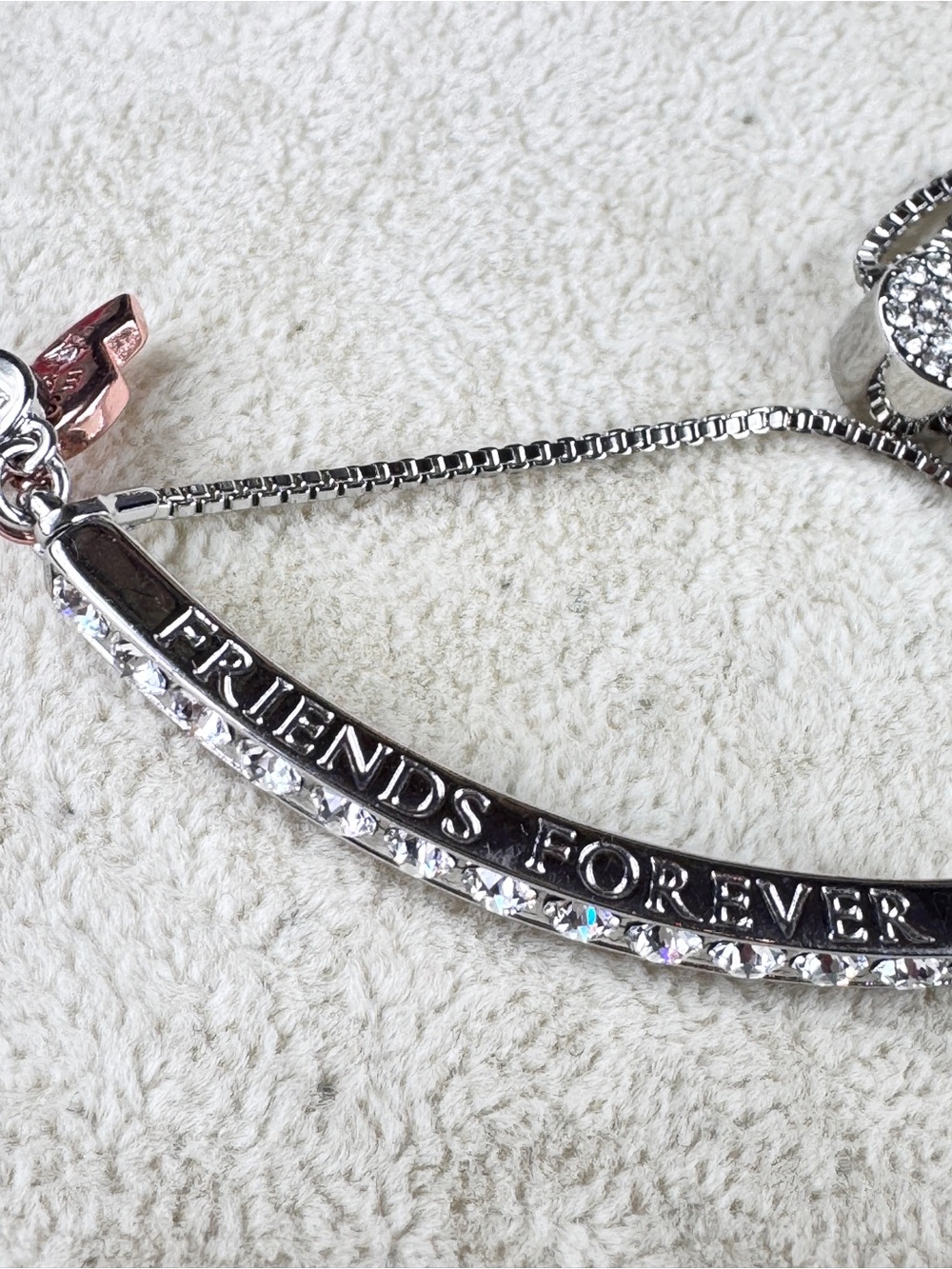 IB CN Sterling Silver Bar Bracelet